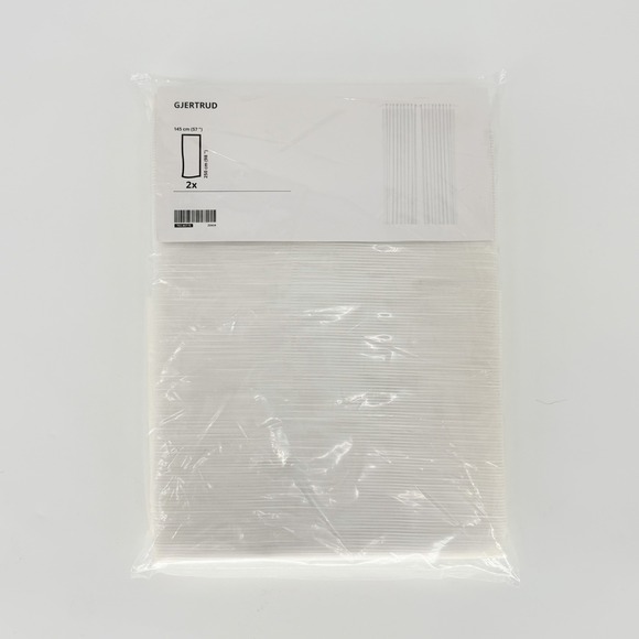 IKEA Other - IKEA GJERTRUD Sheer Curtains White 57x98" Pair 2 Panels New